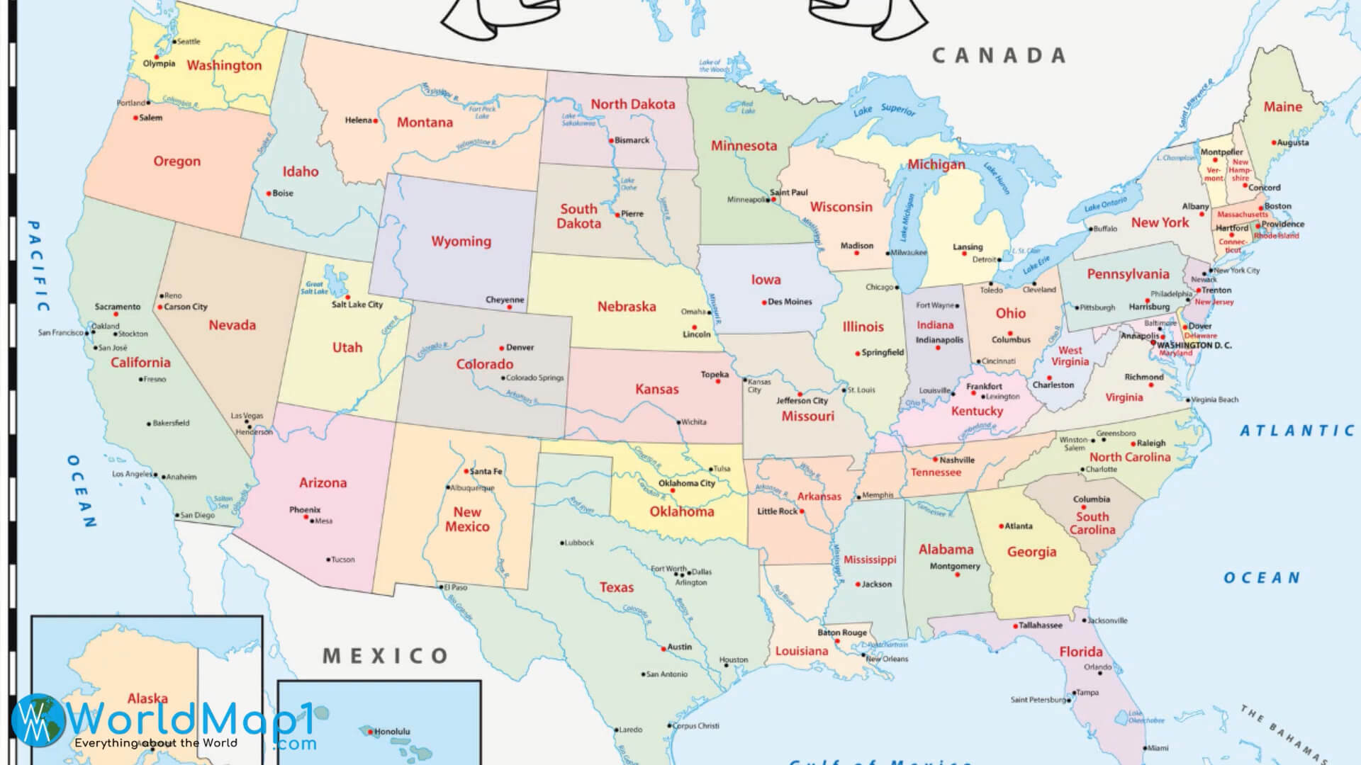 Maps of United States